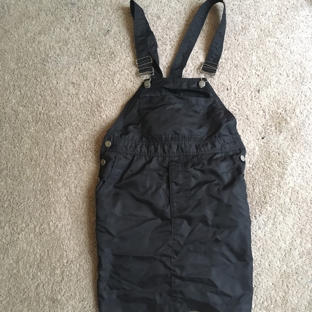 Overall mini dress